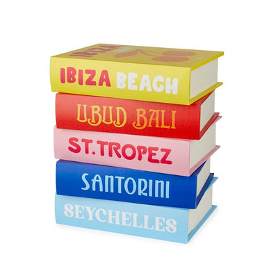 Mesa Auxiliar Decorativa "Diseño Libros" De Madera