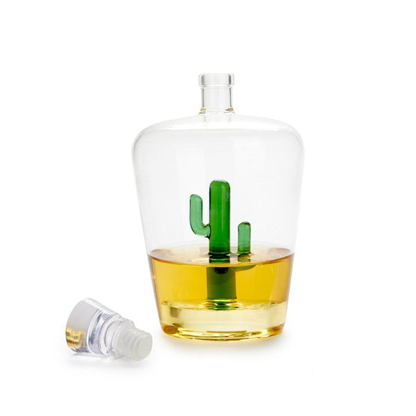 Botella Para Licor 1Lt Con Diseño Interior De Vidrio