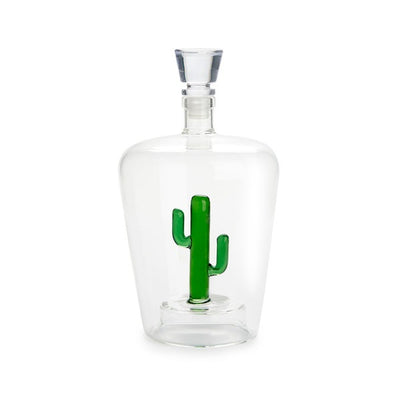 Botella Para Licor 1Lt Con Diseño Interior De Vidrio