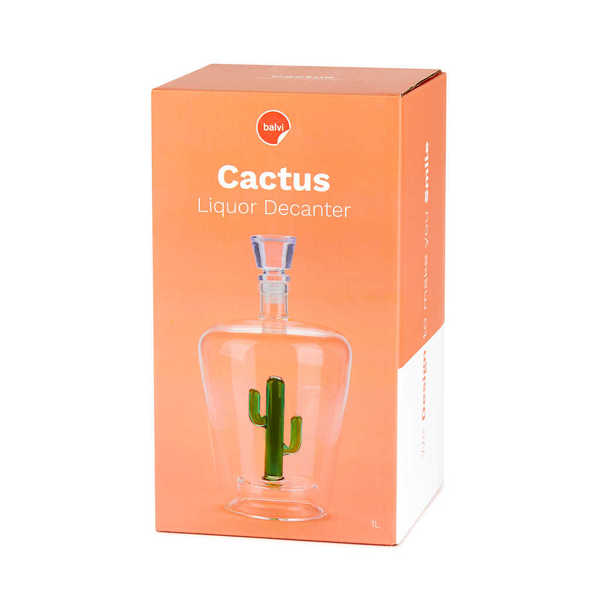 Botella Para Licor 1Lt Con Diseño Interior De Vidrio