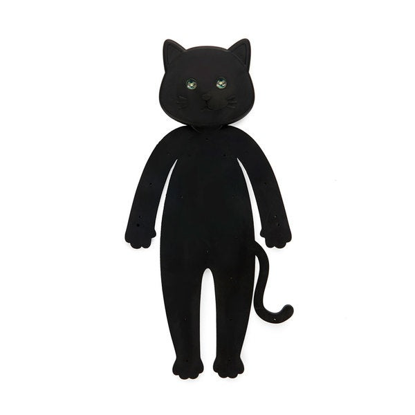 Linterna Para Lectura (Negro) Diseño "Gato" De Silicona
