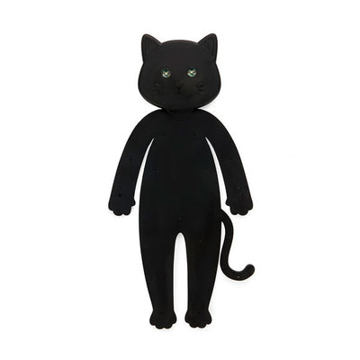 Linterna Para Lectura (Negro) Diseño "Gato" De Silicona