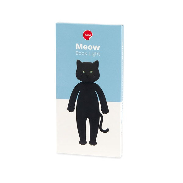 Linterna Para Lectura (Negro) Diseño "Gato" De Silicona