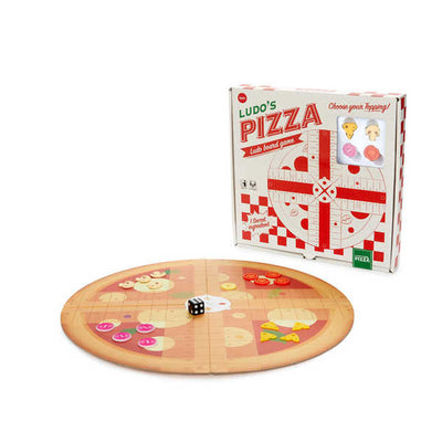 Juego De Mesa "Ludo'S Pizza" De Plástico Y Cartón