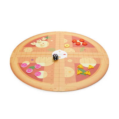Juego De Mesa "Ludo'S Pizza" De Plástico Y Cartón