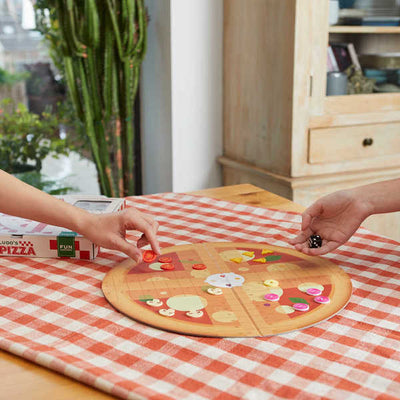 Juego De Mesa "Ludo'S Pizza" De Plástico Y Cartón