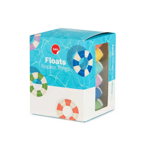 Set De 6 Aros Para Servilletas (Colores) De Plástico