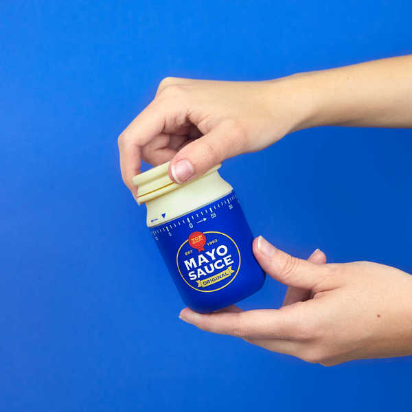 Timer Para Cocina (Azúl) Modelo Pote De Plástico