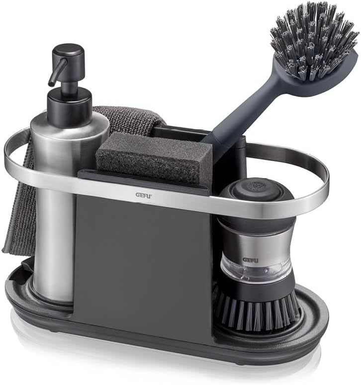 Organizador Para Fregadero (Negro) De Plástico