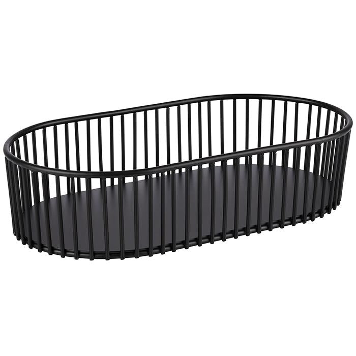 Frutero / Panero Oval (Negro) De Metal