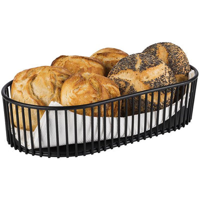 Frutero / Panero Oval (Negro) De Metal