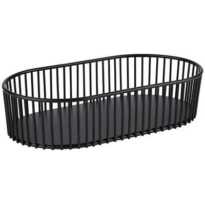 Frutero / Panero Oval (Negro) De Metal