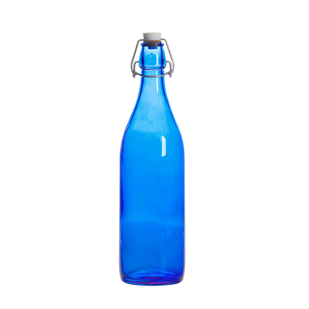Botella (Azul) 1.Ltrs  De Vidrio