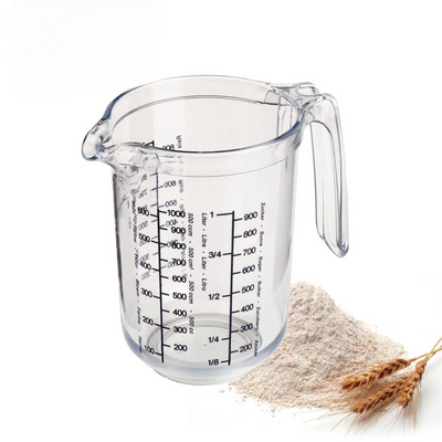 Jarra Medidora 1 Ltr (Transparente) De Plástico
