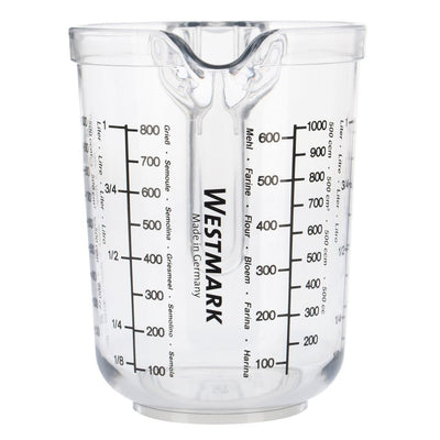 Jarra Medidora 1 Ltr (Transparente) De Plástico
