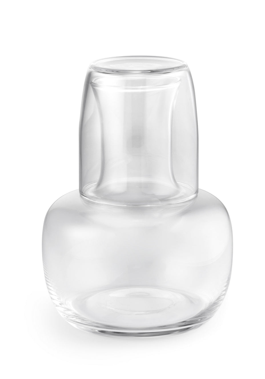 Garrafa 600 Mltrs Con Vaso De Vidrio