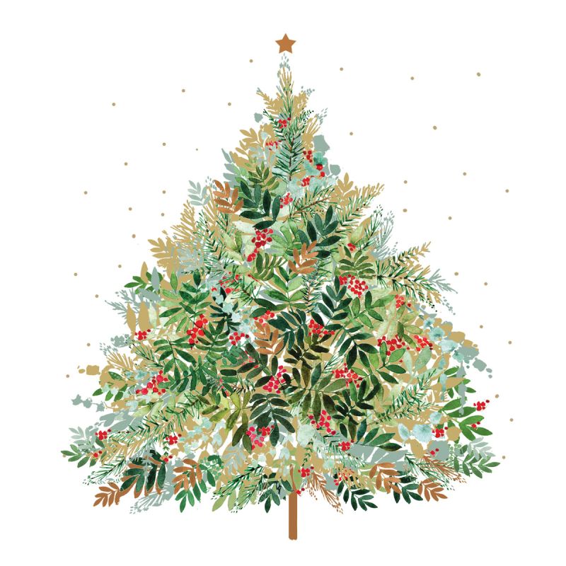 Set X 20 Servilletas (Navidad) Cocktail De Papel