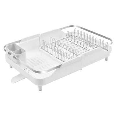 Escurridor De Platos Extensible (Blanco) De Plástico