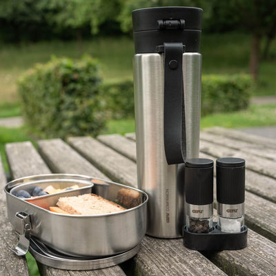 Set De Molinillos Salero Y Pimientero De Plástico