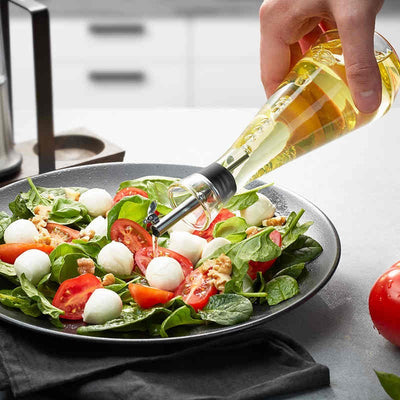 Vinagrera O Aceitera Antigoteo De Vidrio