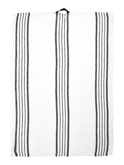 Secador De Cocina (Blanco Líneas Azules) De Algodón