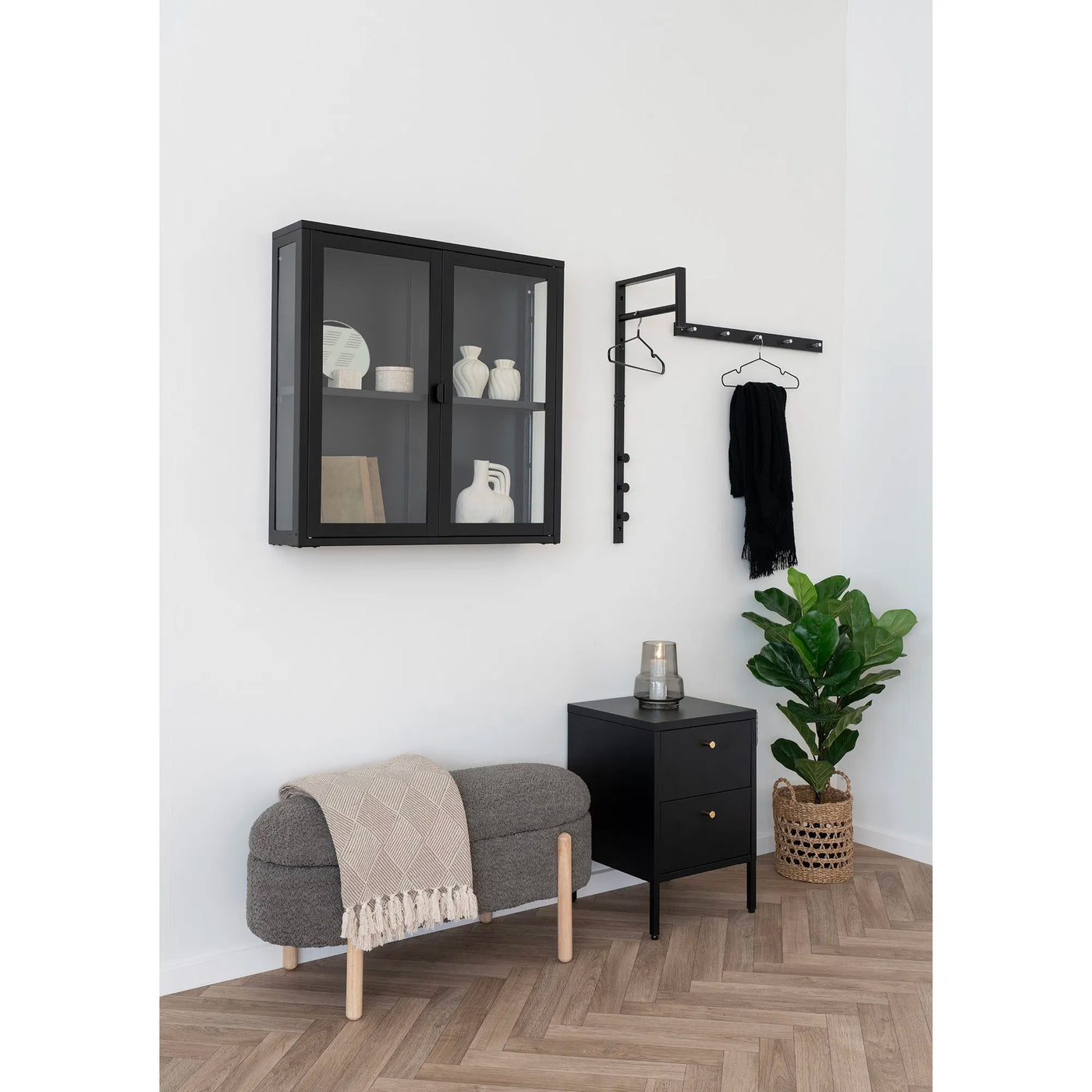 Manta Rectangular (Beige) Con Flecos De Algodón