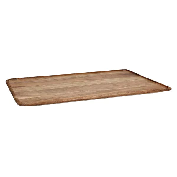 Bandeja Rectangular (Color Natural) De Madera