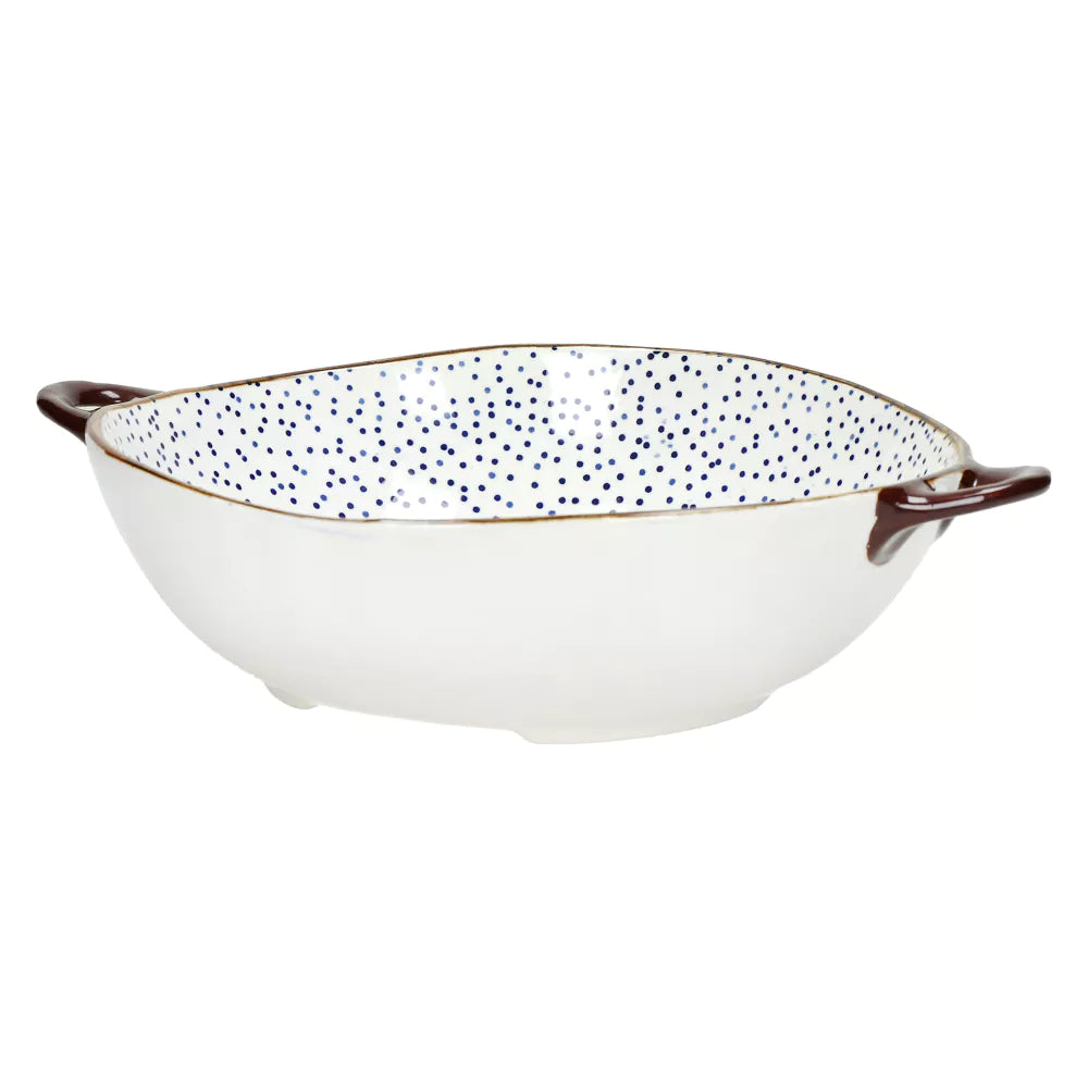 Bandeja Grande Para Horno Rectangular De Porcelana