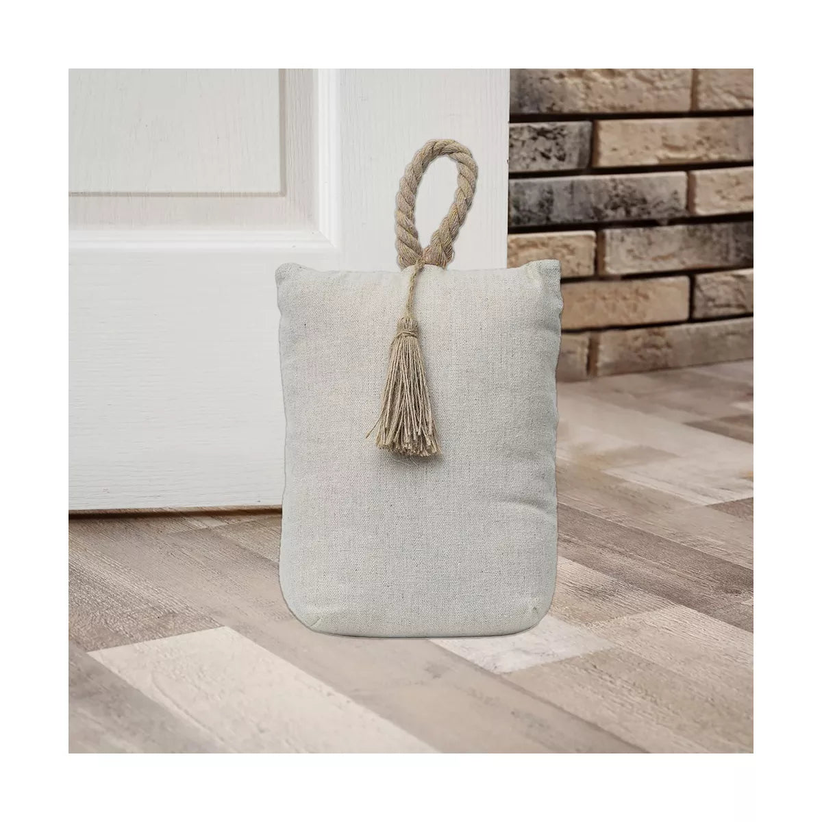 Tope Para Puerta (Bolsa Crema) De Poliéster/Algodón