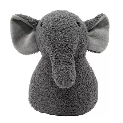 Tope Para Puerta (Elefante Gris) De Poliéster/Algodón