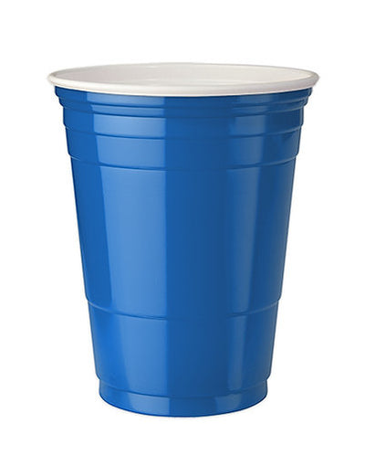 Vaso Para Fiesta (Azul) De Plástico