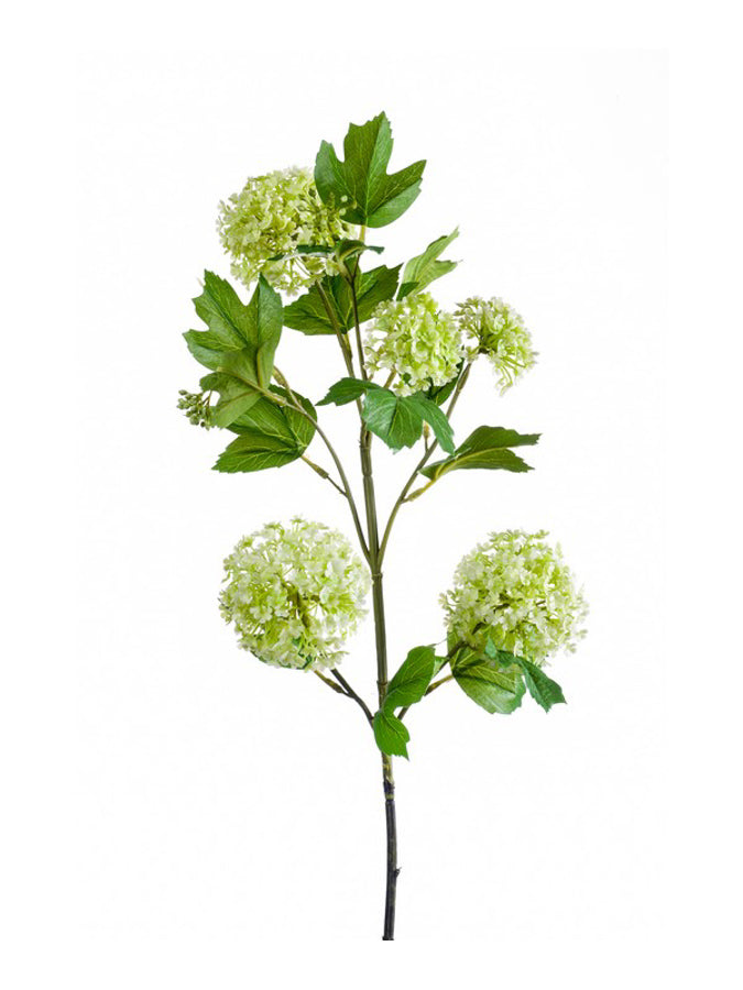 Arreglo Decorativo Flores Verdes Con Hojas Verdes De Plástico