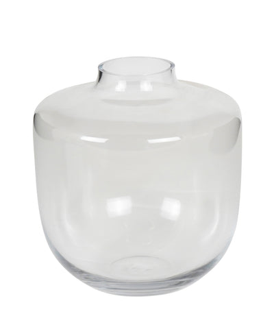 Florero Redondo (Transparente) De Vidrio