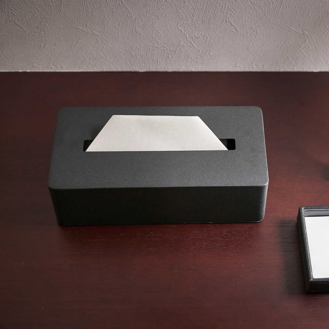 Porta Tissues (Negro) Rectangular De Metal