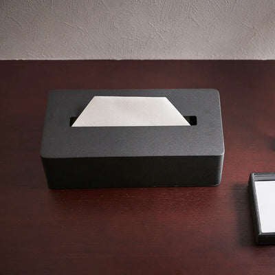 Porta Tissues (Negro) Rectangular De Metal