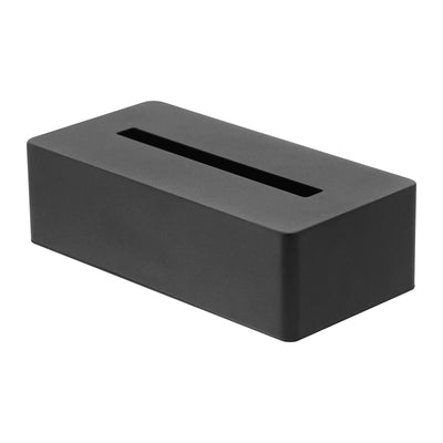 Porta Tissues (Negro) Rectangular De Metal