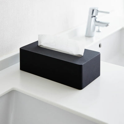 Porta Tissues (Negro) Rectangular De Metal
