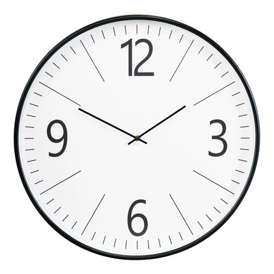 Reloj Para Pared Redondo (Blanco) De Plástico
