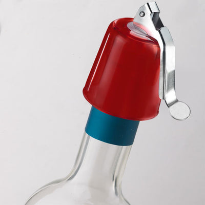 Accesorio Para Cerrar Botellas (Rojo) De Plástico
