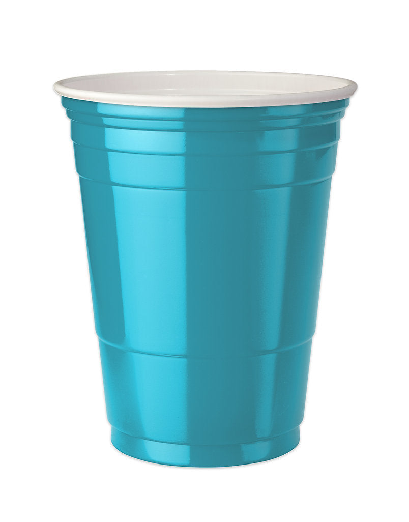 Vaso Para Fiesta (Turquesa) De Plástico