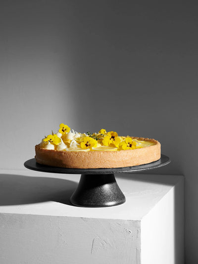 Porta Torta (Negro) 35Cm De Cerámica