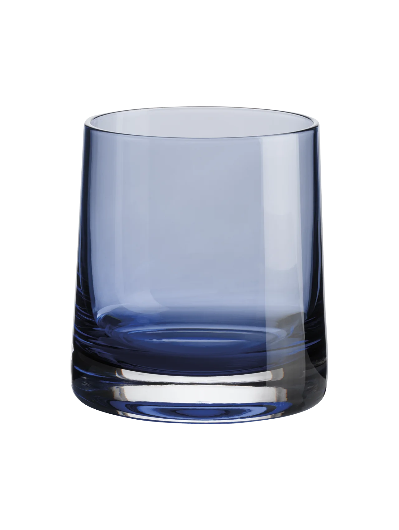 Vaso (Azul) 250 Mltrs De Vidrio