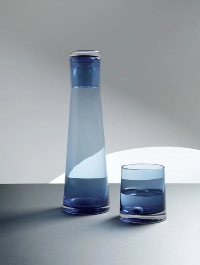 Vaso (Azul) 250 Mltrs De Vidrio