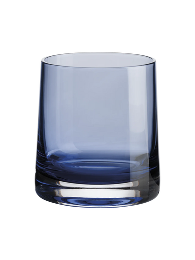 Vaso (Azul) 250 Mltrs De Vidrio