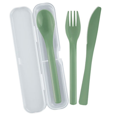 Juego De Cubiertos (Cuchara, Tenedor, Cuchillo) De Plástico