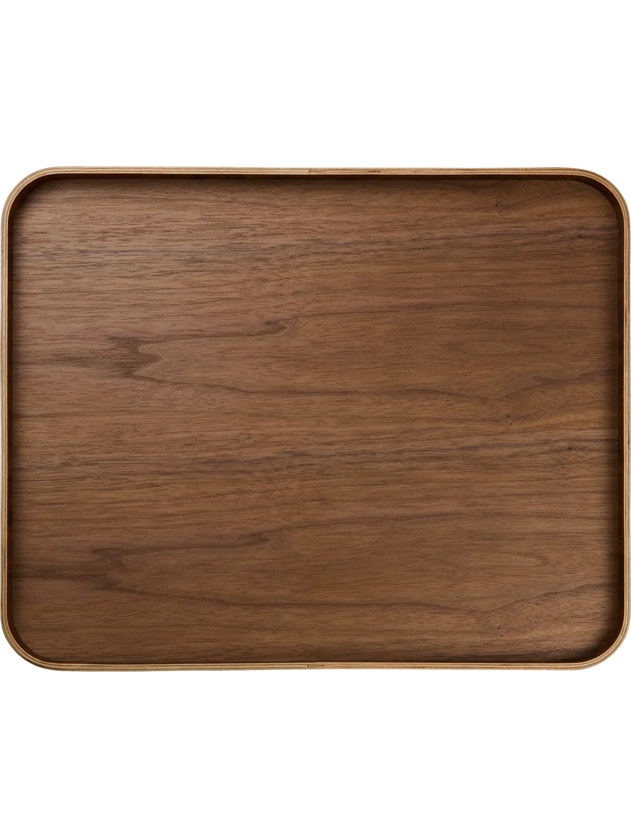 Bandeja Rectangular (Marrón) Con Soporte De Madera