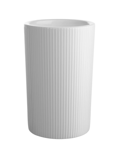 Enfriador De Botellas (Blanco) Redondo De Cerámica