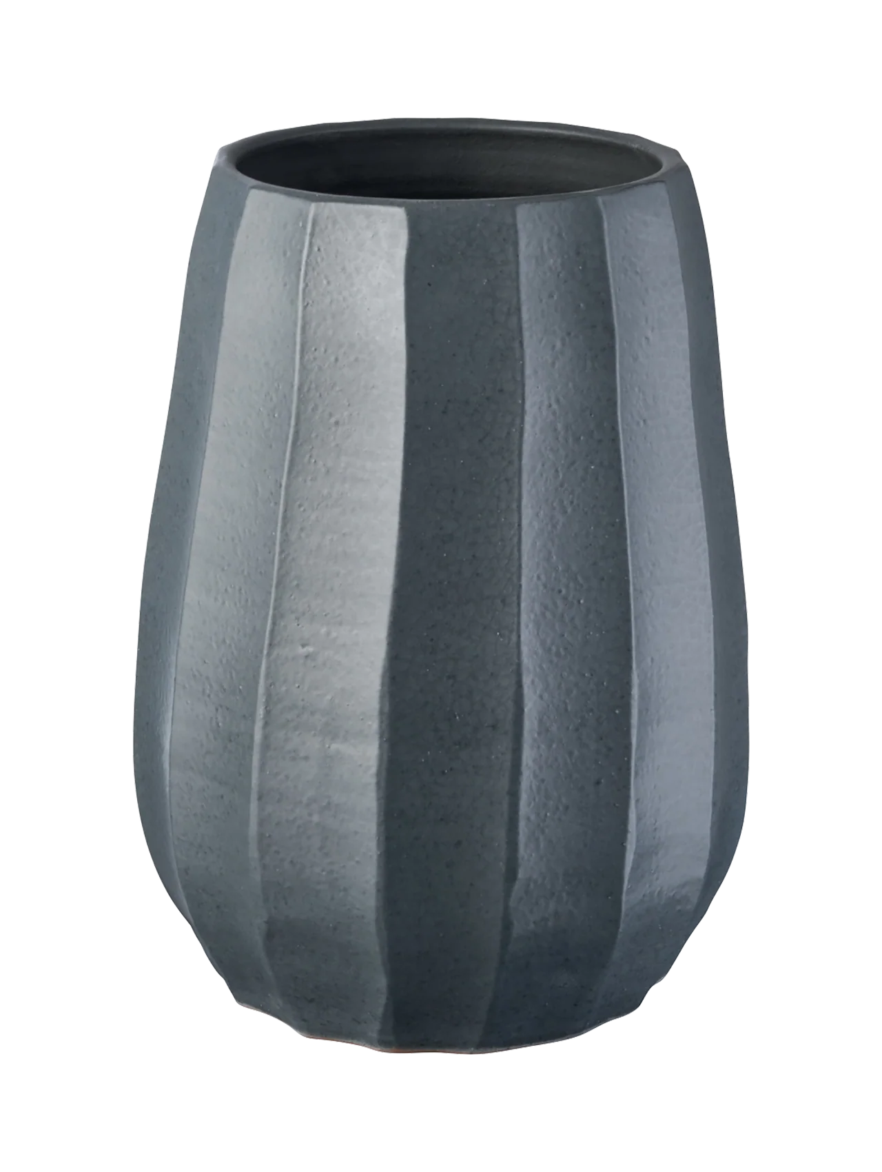 Florero (Gris) Mediano De Cerámica