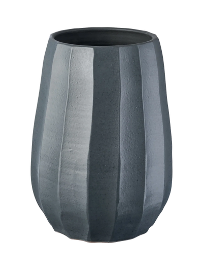 Florero (Gris) Mediano De Cerámica