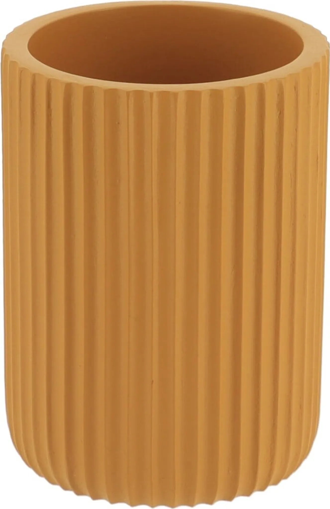 Vaso (Naranja) Para Cepillos De Dientes De Poliresina